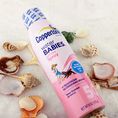 American coppertone/ water baby fast drying, moisturizing Sunscreen Spray, SPF50 mild men and women apply