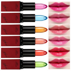 Genuine Xixi crystal clear color, jelly, lipstick, moisture, moisture, temperature change, lipstick, lipstick