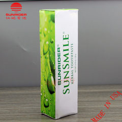The United States imported genuine singbee Sunrider herbal toothpaste without fluoride 135 grams