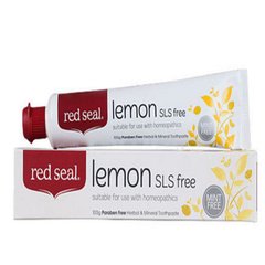 Red Seal red prints do not add foaming agents, lemon flavored toothpaste, 100g