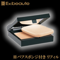 The original Japanese Ex:beaute actress genuine muscle refreshing moisturizing liquid foundation dense powder makeup powder bag mail Box