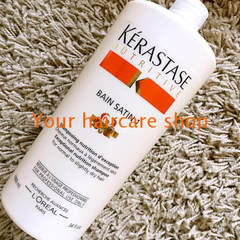 [salon installed] Kerastase nourish shampoo No. 1 /2 normal / partial dry hair 1000ml pressure head No. 1 1L