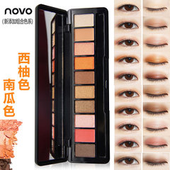 Silty fine matte pearl color palette Everbright durable waterproof not dizzydo pumpkin eye shadow nude make-up for beginners 1# classic earth color