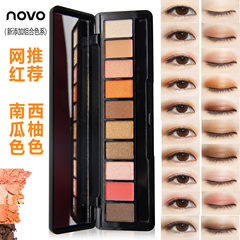 Wholesale cosmetics genuine NOVO color 10 color palette of earth color and lasting off powder eye shadow matte Eyeshadow 2# Pearl