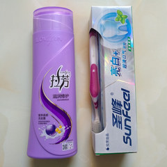 [genuine mail] LaFang shampoo, shampoo set / toothbrush / toothpaste classic three sets Moisturizing repair 400mL