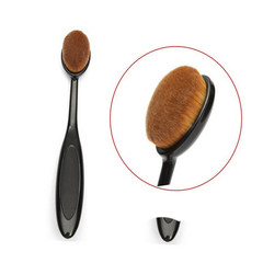 Toothbrush foundation brush, make-up brush, do not eat powder, foundation brush, BB cream brush, honey paint, make-up tools black Man-made fiber