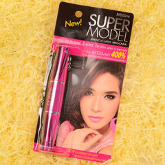 Thailand Mistine Mascara 4D waterproof fiber long curly lock encryption, long, not dizzy, dense fiber authentic