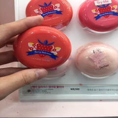 South Korea Etude house Etude endurobounce strawberry mousse blush blush with puff of air cushion Strawberry No. 1 red