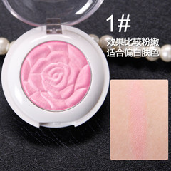 Petals relief baking powder blush Rouge cream natural orange long & hold nude make-up color pink Blue