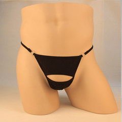 Aizan size 2017 thong T pants sexy underwear underwear sexy adult men's contraceptive contraception F black