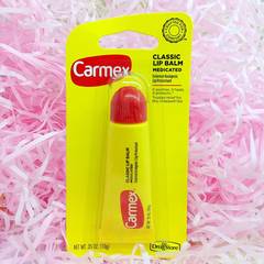美国进口carmex唇膏保湿防晒润唇膏原味转管牙膏管 新款 原味牙膏管10g