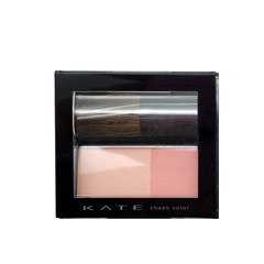 KATE skin color pearlescent blush (stereo Xiu Yan palette of natural hair brush lasting Futie) RD-1 coral red
