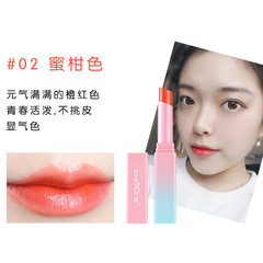 Color gradient is not easy to bite lip moisturizing Lipstick Lip Balm decolorization students gradient waterproof and juvenile spring 02