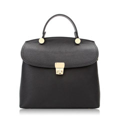 Genuine Baer fashion handbag shell bag ladies Retro Leather Casual Handbag Shoulder Messenger Bag Party black