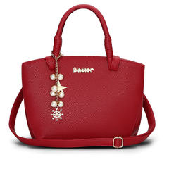 Leisure bag bag retro exquisite lucky shell bag Fashion Shoulder Messenger Bag with hand Titus Pink