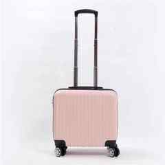 Rod box, universal wheel, 18 inch female, can take the suitcase of the plane, hang the case, small and fresh, light and lovely 17 inches [direct boarding] Pink