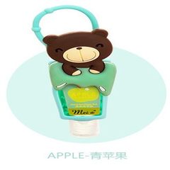 A10301 Q fun cute bear fruit portable hand sanitizer hanging type cleaning liquid blue
