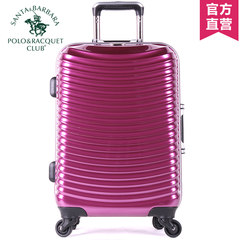 SANTA BARBARA POLO & RACQUET CLUB polo men, ladies, universal wheels, pull cases, soft box, boarding box, 28 inch large suitcase, special offers 28 inch Violet