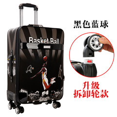 Luggage case, men's luggage case, trolley box, women's universal wheel, 28 inch suitcase, soft case, 24 inch student code box, leather suitcase tide 24 inches suitable for business trip City Black upgrade demolition wheel