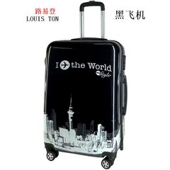 The new version of the Korean tide box, universal wheels, travel bags, password boxes, retro suitcases, 24 men and women students soft box 12 inch violet
