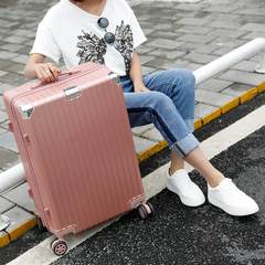 Suitcase, soft case, 24 inches, student suitcase, password box, luggage case, luggage case, male 28 inches 20 inch Sky blue [mirror brake wheel]