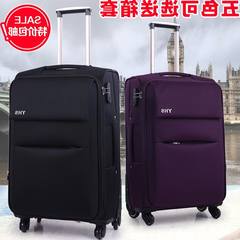 Oxford cloth rod box, universal wheel, suitcase, soft case, male suitcase, 28 inch code, chassis case, female 24 inches Shopping cart priority payment Purple 1019 purple brake wheel
