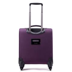 商务旅行箱20寸万向轮拉杆布箱红色行李箱手提结婚16寸密码登机箱 20寸 深紫色