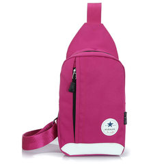 Canvas Bag Satchel Bag chest bag new Korean satchel satchel riding casual shoulder bag Violet