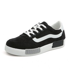 Ulzzang with a female student sports shoes canvas shoes Korean flat Strappy shoes casual shoes Thirty-eight black