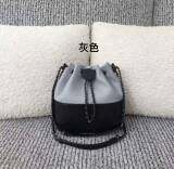 2017 new small bag Mini bucket bag chain shoulder messenger bag bag. Wathet