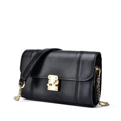 2017 new summer fashion chain Crossbody Bag Korean mini small sweet lady bag black