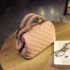 2017 new female Korean fashion handbag all-match pillow bag Shoulder Bag Messenger Bag summer small bag Pink