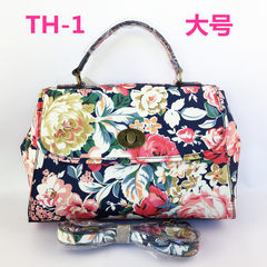 Waterproof printing, multifunctional hand bag, rose rotary lock, size, portable woman TH-1
