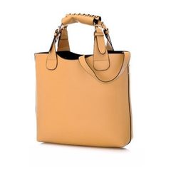 Europe and the new tide bucket bag Vintage bag ladies handbag shoulder bag large simple Khaki