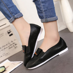 Black canvas shoes female 2017 new spring street shoes slip-on all-match Korean students in Hong Kong style black shoes Thirty-eight Army green