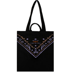 Canvas bag handbag shoulder bag bag bag Japan students book bag shopping bag bag The woods are black and zip