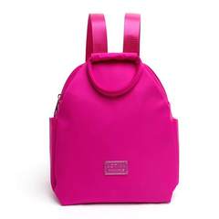 Austria new backpack version casual bags, fashion handbags all-match outdoor bag shell hot pink