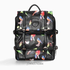 Authentic Yoshida Teruji, hundred birds series, ladies wind lady backpack, Korean style college wind, male and female student bags black