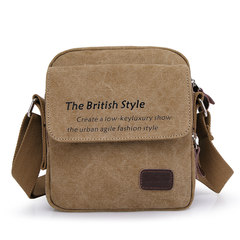 2016 new shoulder bag MESSENGER BAG BAG canvas bag and cross section leisure bag multifunctional bag bag Khaki