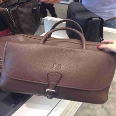 Loewe luoyiwei leather bag dark brown men purchasing non genuine sale in Spain brown