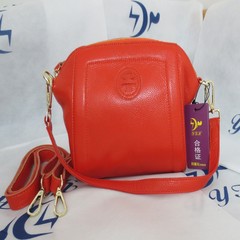 Yan spent 6182 month new tide fashion ladies leather leather handbag female portable Shoulder Satchel Rose red