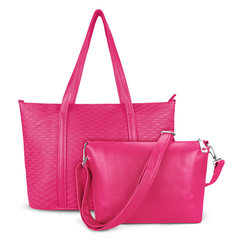 The new European female parent package simple leisure bag all-match bun single shoulder bag hand Satchel Bag for bag Rose red