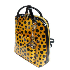 Binniya genuine brand new leather leather bag Bin Li Korean Backpack School Bag female wave wave Tycoon yellow