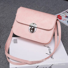 2016 new pink laptop bags handbags retro trend ladies fashion small shoulder bag Xiekua package Pink