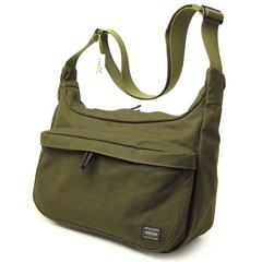 Japan's genuine Yoshida PORTER Japanese horizontal shoulder bag, Unisex Army green