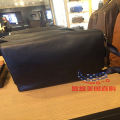 COACH men's bag, American purchasing genuine goods, F70556 71726 leather single shoulder mail bag 71726 black domestic stock