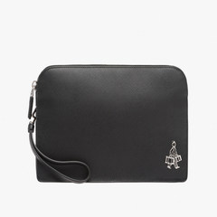 2017 new men bag hand bag leather business briefcase bag hand bag VR056 black