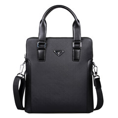 [daily special] men's bags, handbags, vertical men's shoulder bags, men's business casual bag, men's bag Vertical portable black single bag