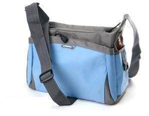 2017 new bag lady elderly SATCHEL BAG BAG BAG diagonal middle-aged mother female oblique backpack Sky blue