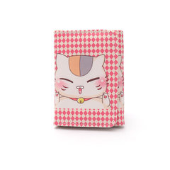 Super MOE lady wallet, short, small, fresh, folded, female students, cute buckle, mini, thin, small, zero wallet Red cat